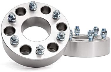 Rough Country 2" Wheel Spacer (fits) 88-20 Chevy Silverado GMC Sierra 1500 | 92-20 Tahoe | Yukon Suburban | 6x5.5 | 1101,Aluminum