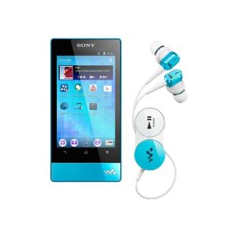 Sony Walkman F Series 16GB with Bluetooth Earphones Blue NW-F805BT/L