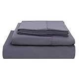 Ultrasuave y cálida: estas sábanas de bambú están hechas de la más alta calidad 100% viscosa de bambú que es más suave que el mejor algodón egipcio y mucho más transpirable, lo que te mantiene cómodo y cálido durante todo el año.