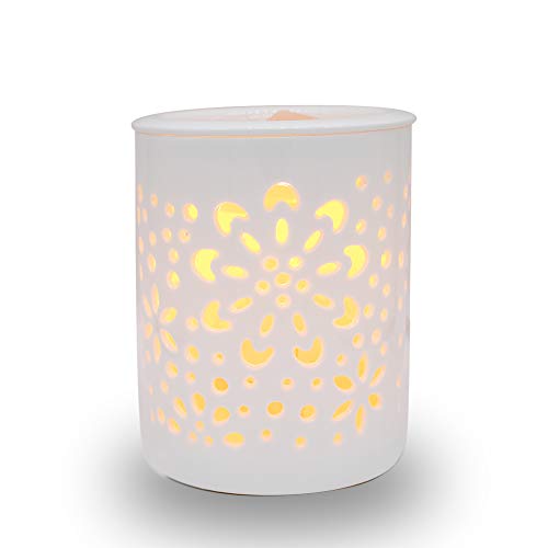 Gaea Electric Candle Warmer Ceramic Wax Melt Warmer with Dimmer Switch Fragrance Oil
