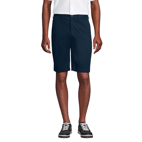Lands' End Men's Knockabout 11in Chino Short Radiant Navy Regular 38