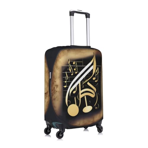 Music 1 Print Personalized Travel Luggage Cover With Zipper, Elastic Luggage Cover,For Daily Use3