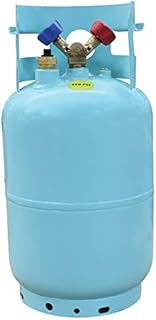 Mastercool (67010) Blue DOT R134A Recovery Refrigerant Cylinder with Float Switch and 1/2
