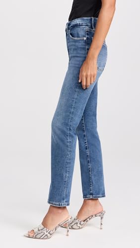 Good American Women's Always Fits Good Legs Straight Jeans4