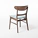 Christopher Knight Home Idalia Dining Chairs, 2-Pcs Set, Mint / Walnut Finish