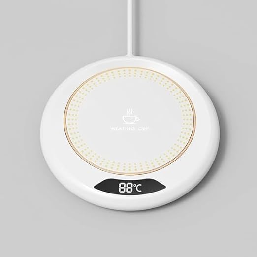 Beverage Cup Warmer Auto Shut-Off Coffee Warmer Pad for Office Home Desk Use USB Electric Cup Warmer Heating Coaster for Tea & Milk Coffee Mug Warmer with Fast Heating