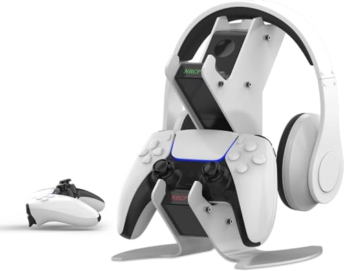 DOYO PS5 �R���g���[���[�X�^���h�APS5 �R���g���[���[�[�d��A�[�d�X�^���h�A���[�X�^���h�A3A �}���[�d�A������ 2 ��̃f�o�C�X���[�d�\�A�ߏ[�d�h�~�A�R���g���[���[�ی�ALED �C���W�P�[�^�[���C�g�A����~�߃p�b�h�A���͂Ȉ��萫�ƌ`�� ������