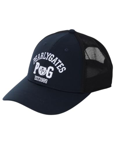 [パーリーゲイツ] メッシュキャップ (カレッジロゴ柄) / ユニセックス / 053-6187531 120_ネイビー FR