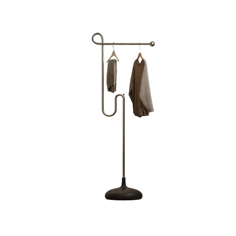 Clothes Rack Floor Coat Rack Stainless Steel Clothes Hanging Rack Home Doorway Bedroom Shelf for Hanging Clothes Closet