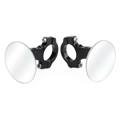 Espejo retrovisor de motocicleta universal convexo para manillar de 22mm