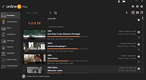OnlineTV 18 Radio und Fernseh Empfangen am PC, Notebook oder Android - unbegrenzte Laufzeit für Windows 11, 10, 8.1, 7 - Image 6