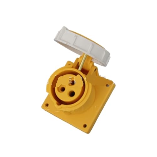 Prise droite encastrée basse tension 16A 3P 110V IP67 SFN-3132-4 femelle pour coffret électrique