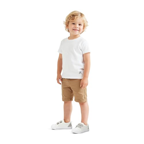 Image of K KomForme Toddler Shoes, Hook & Loop Canvas Sneakers for Boys and Girls | Slip-on, Lightweight, Comfortable