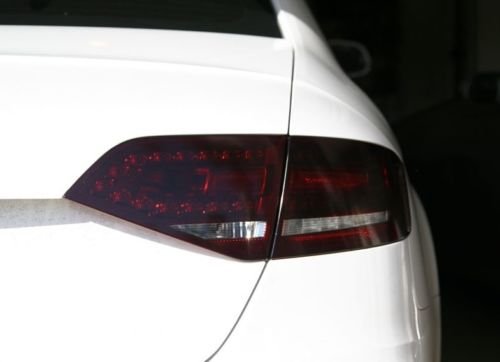 Precut Vinyl Tint Cover for 2009-2012 Audi A4 S4 Taillights with Cutout (20% Dark Smoke)