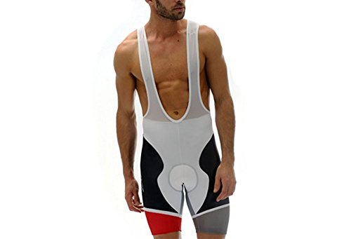 LOOK Pro Team Bib Short X-Large White/Red