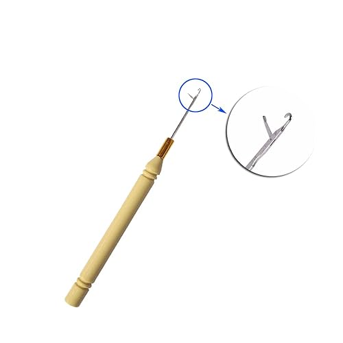 Miniatura 6 de Kit de herramientas de extensiones de cabello de micro anillos de silicona, alicates de pelo de tres agujeros, enhebrador de bucle de aguja de