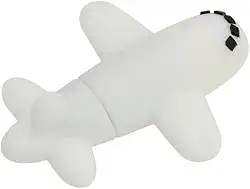 Pen Drive USB 2.0 de 32 GB, modelo de avião branco, pendrive, pendrive, pendrive, pendrive, para armazenamento de dados