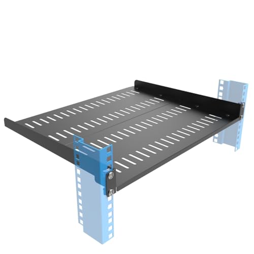 Étagère de serveur ventilée 1U pour ranger modem et routeur en baie 19"