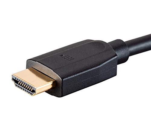 Monoprice High Speed HDMI Extension Cable - 48Gbps, Ultra 8K, Dynamic HDR, eARC, 1 Feet, Black - DynamicView Series by Monoprice - Image 4