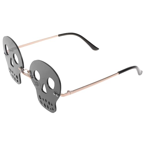 Beaupretty 1 Par Gafas De Sol Divertidas Gafas De Sol De Hombres Gris Ordenador Personal
