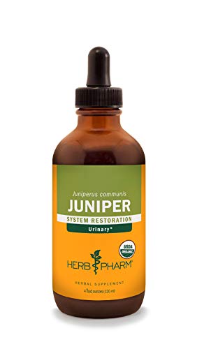 Herb Pharm Certified Organic Juniper Liquid Extract for Urinary System Support - 4 Ounce