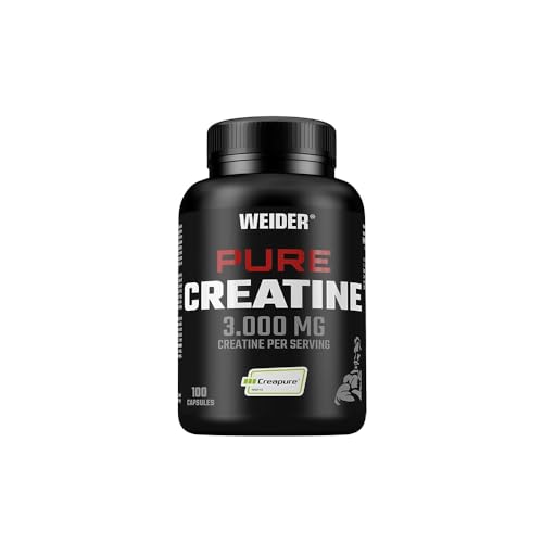 Weider - Pure Creatine Capsules - Ultra-reines Creapure - Kreatin - 100 Kapseln