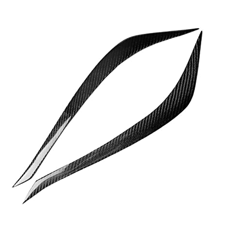 Sourcils de phares en fibre de carbone pour Toyota Mark X 2010-2012 finition luxe