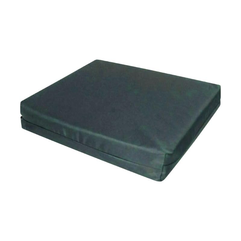 Waterproof Chair Seat Pad Cushion For Garden Patio Furniture Removable Zipped Cover 2 3 4 inches (20 x 19 x 2 inches, Bottle Green)