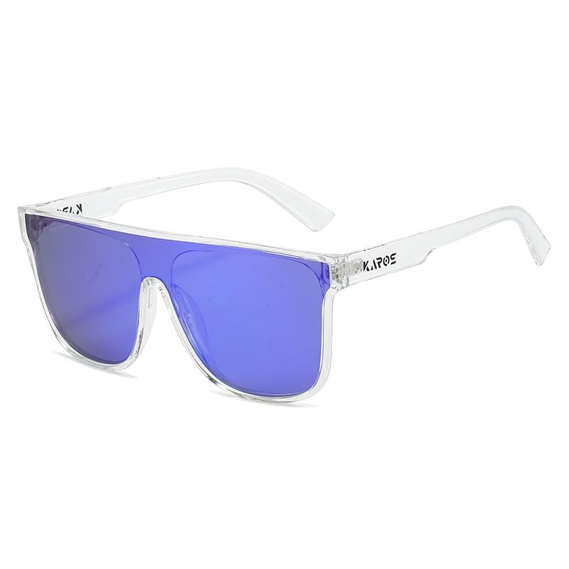 Genérico Gafas de Sol polarizadas para Ciclismo con protección Solar UV400, antirreflejos, antiultravioleta, adecuadas para Conducir, Pescar y Deportes al Aire Libre.(Clear)