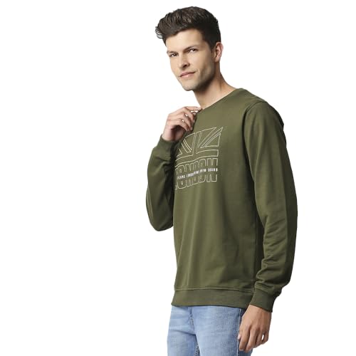 Image of Pepe Jeans Men's Cotton Blend Crew Neck Sweatshirt