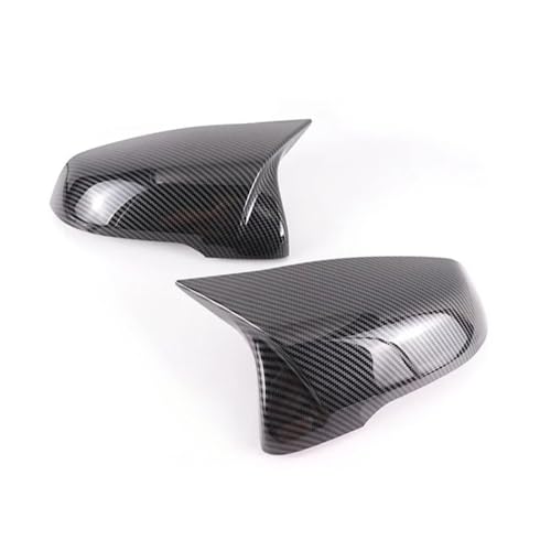 Bouchons rétroviseur latéral BMW X1 X2 F40 F45 F48 cache carbone