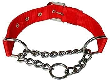 Kapoor pets™ Dog Collar & Chain (Large, RED) Durable Dog Choke Collar Large Dogs, Red, 1.25 Inch USE for Adult Dog (B098TD3TYZ) Amazon Price History, Amazon Price Tracker