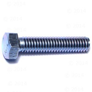 Image of Hard to Find Fastener Tap Hex Bolts, Durable Corrosion-Resistant Steel Hex Head Bolt for Home Improvement, DIY, Construction, 5 /16-18 x 1-1 /2, Pack of 100