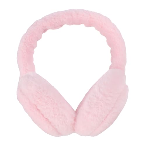 Supvox Ohrenschützer Damen Ohrwärmer Winter Flauschig Warm Kältebeständig Outdoor Ohrenschutz Rosa Verstellbar Für Mädchen