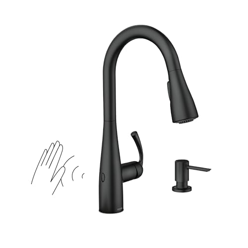 Moen Essie Matte Black Touchless Kitchen Faucet
