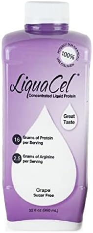 Global Health Products LiquaCel Liquid Protein 32 Ounces Grape