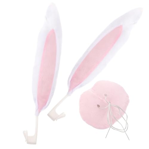 Orejas de conejo para coche y kit de adorno navideño decorativo