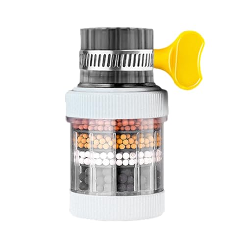 Grifo de cocina purificador de agua – Filtro de carbón para lavabo de agua – Limpiador antisalpicaduras | Suministros de filtración de casa para baño, inodoro, cocina, sala de té, lavandería