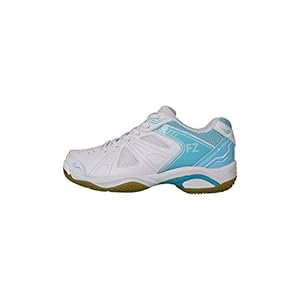 FZ Forza Extremely W Womens Badminton/Squash Shoes (White-Light blue)