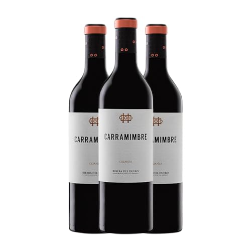 Carramimbre Ribera del Duero Crianza 75 cl Vino tinto (Caja de 3 Botellas de 75 cl)