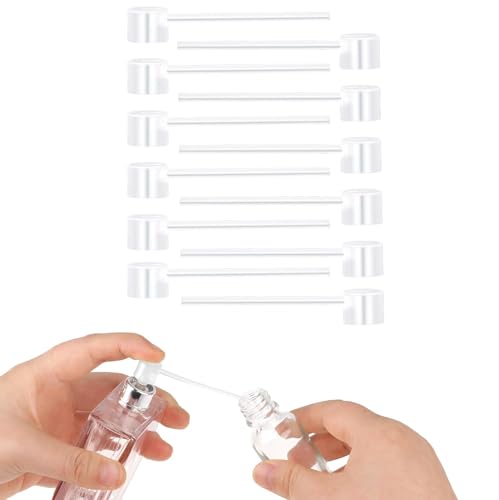 ToolHouse 12 pcs Perfume Dispenser Pump liquid Refill Pump Transfer Tool for Travel Refillable Perfume Atomizer Spray Bottle for Lotion Soap Oil