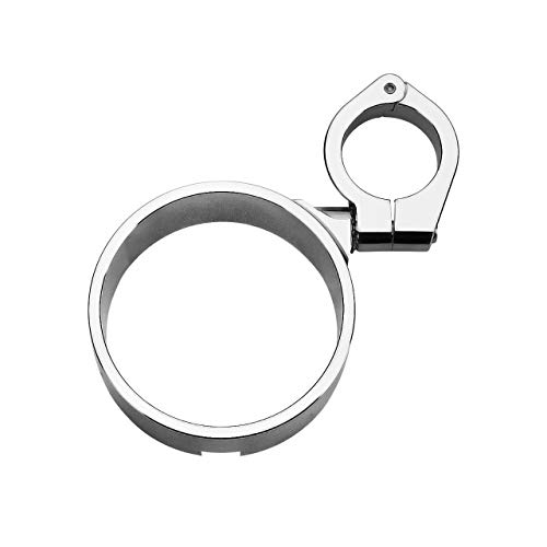 HDBUBALUS スピードメーター リング サイドマウント リロケーターブ ラケット クランプ ハーレー スポーツスター XL 48 ダイナ用