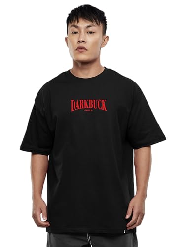 Image of Darkbuck Oversized Tshirt for Men and Women Drop Shoulder Loose Baggy Fit Unisex Pure Cotton T-Shirt Insomnia