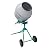 HayWHNKN Portable 5.3 Cu.Ft Electric Concrete Mixer 373W Cement Mixer 2 Steel Blades Cement Mixing Machine Concrete Mortar Steel Drum with Wheels for Cement Sand Rack