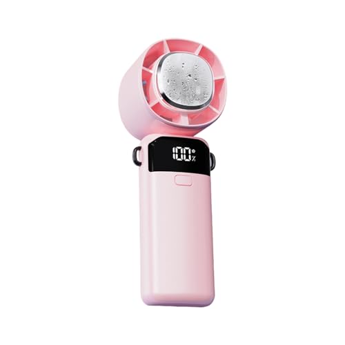 jiingekk Ventilatore portatile portatile da esterno 0-100 velocità piccolo raffreddamento USB C ricaricabile 5200mAh ventola di raffreddamento con compressione fredda Semiconduttore palmare