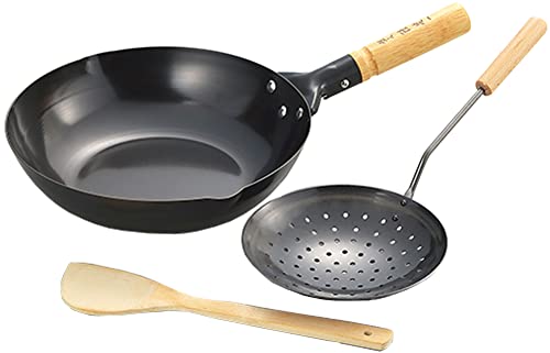 タマハシ 陳 建一 IH200V対応 北京鍋 28cm&ミニシャーレン 竹ターナー