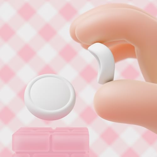 PlayVital Thumb Grips for Nintendo Switch 2, 4-Pack Silicone Joystick Caps for Joycon 2, Cute Accessories Comfort Thumbstick Grip Covers - White by playvital - Image 6