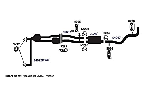 Image of AP Exhaust Products 700260 Exhaust Muffler