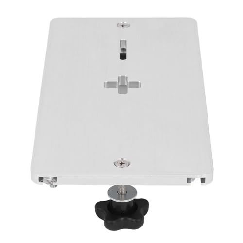 Jig Saw Insert Plate Jig Saw Flip Board Electric Jig Saw Flip Board Aluminum Alloy Router Table Insert Plate for Woodworking