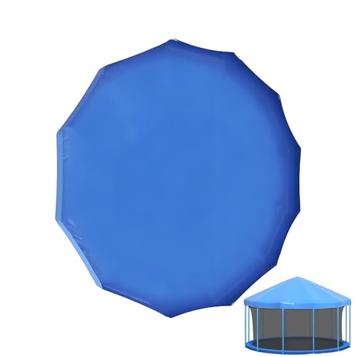 Cover for Trampoline | Trampoline Sun Shade | Heavy-Duty Wind-Resistant Canopy Protection for Outdoor Backyard Garden Rain Winter